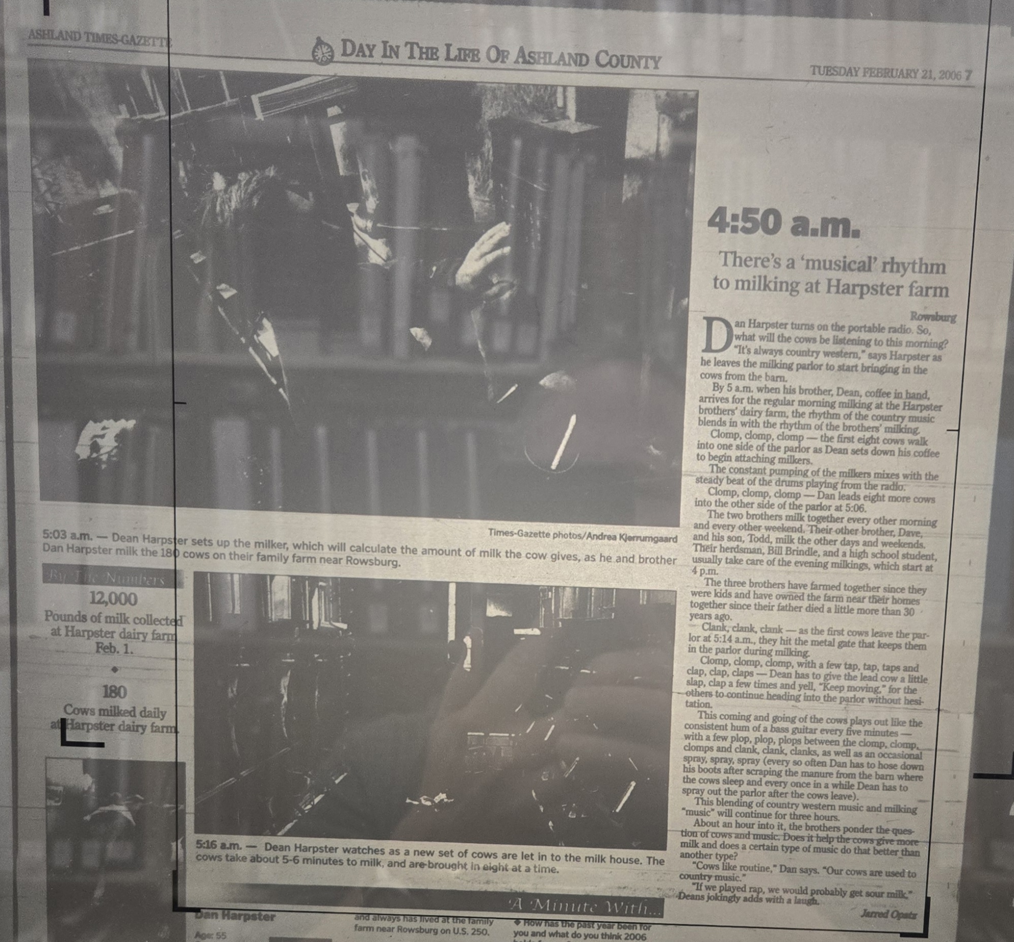 day in the life page